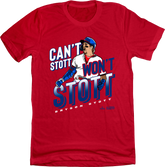 Bryson Stott Can't Stop, Won't Stop red tee In The Clutch